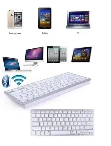 Mini Teclado Bluetooth Tablet Mac Apple Ipad Windows Android. PC, Notebook