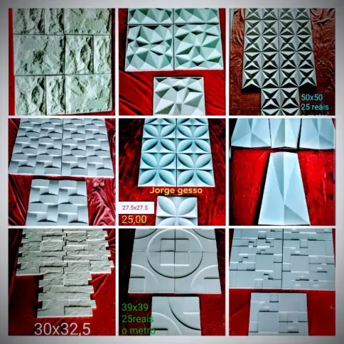placas em gesso 