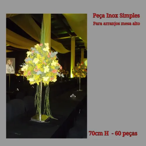 Castiçal para Festas em Inox