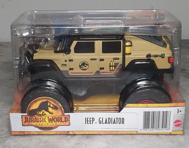Jurassic world Jeep Gladiator lacrado 20cm