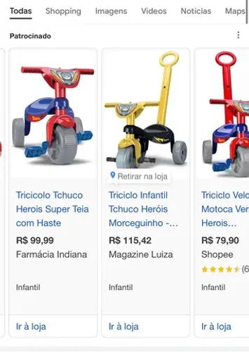 Triciclo Tchuco Heróis: Super Teia - Samba Toys