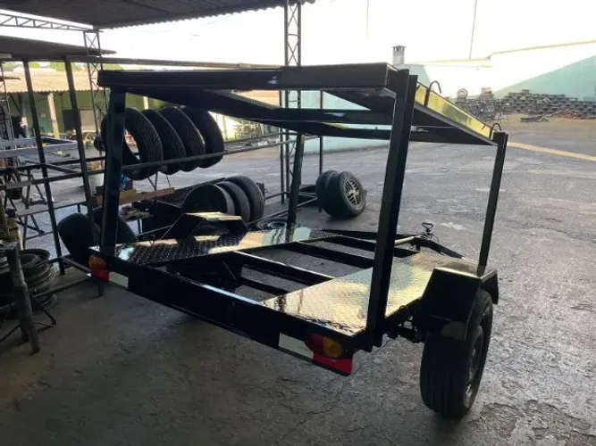 carreta para 2 kart