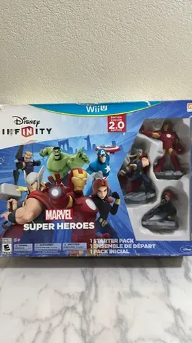 Marvel Super Heroes Disney Infinity 2.0 lacrado completo kit inicial para Nintendo Wii U