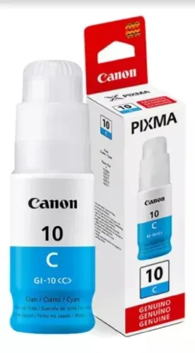 Refil Canon GI-10 Amarelo - Azul- Vermelho Original Para Canon - 70 Ml Cada Color