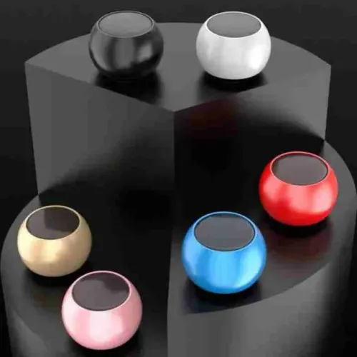 Mini Caixa de som Portátil Bluetooth Tws Metal Amplificada
