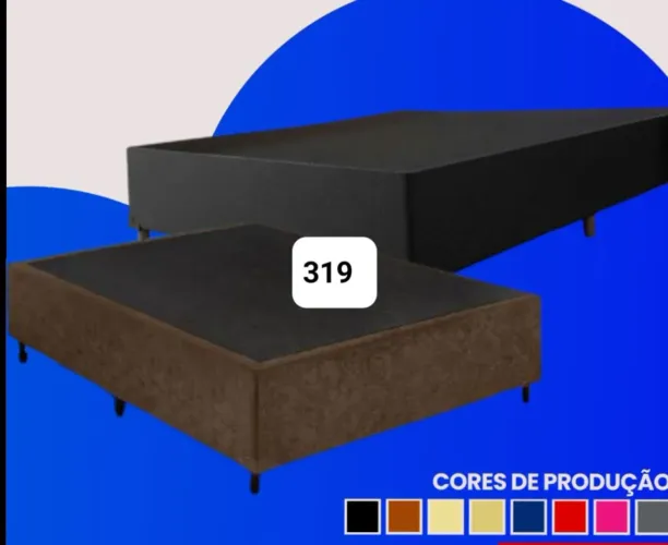 Base Box Estofada - Diversas Cores