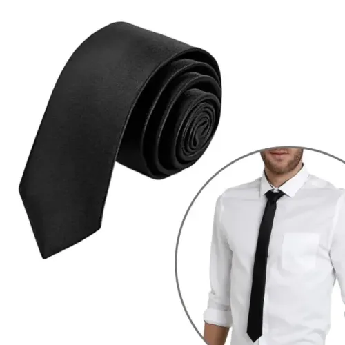 Gravata Diament Italian Classic Slim Masculina Preta Tradicional Casamento Festa Noivos