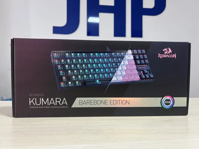 Teclado Mecânico Redragon Kumara Barebone RGB - Parcela sem juros, Loja Física