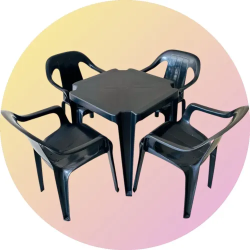 LOCAÇÃO KIT MESA COM 4 cadeiras ou banqueta 