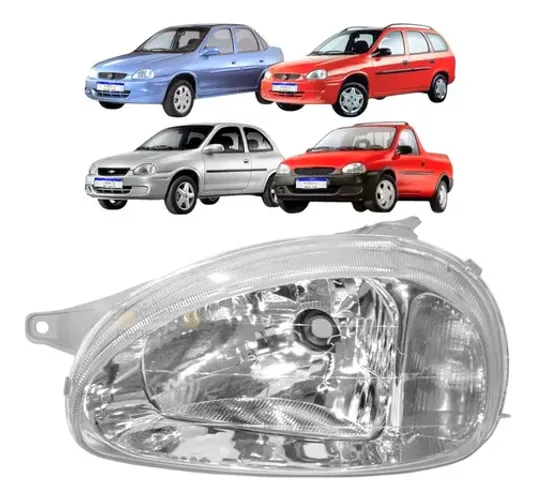 Farol Gm Corsa Classic Wind Wagon Pickup 1994 1995 A 2010 Le Esquerdo