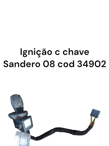 Ignição C Chave Sandero 08 Cod 34902