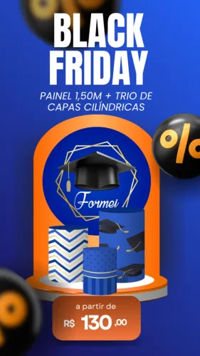 Decoraçao painel e trio de capas