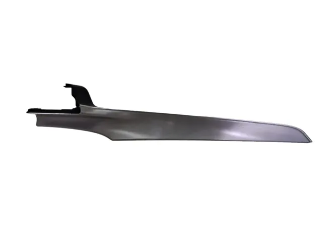 Moldura Central Painel Mercedes C180 2019 Aço Escovado