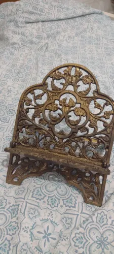Apoio de livro decorativo de plástico