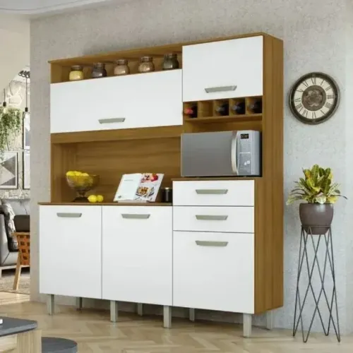  Armário Cozinha Nepal 5 Portas 2 Gavetas