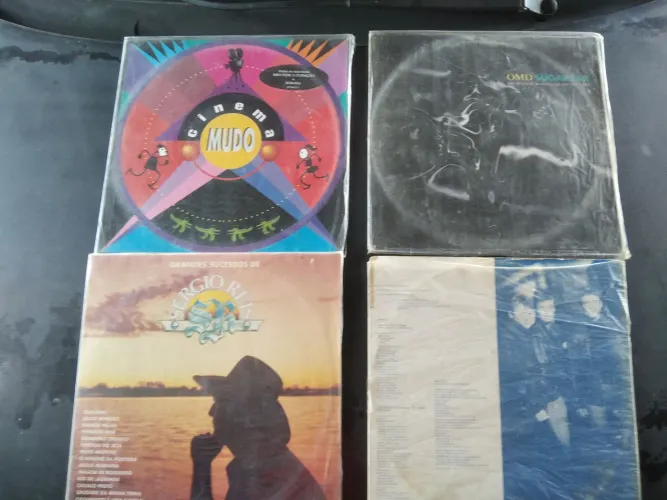 Discos de vinil lote com 24 discos