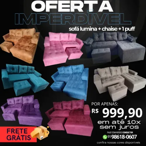 Sofá com super oferta