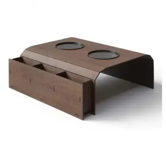 Kit 2 esteiras suporte porta copos braço sofá