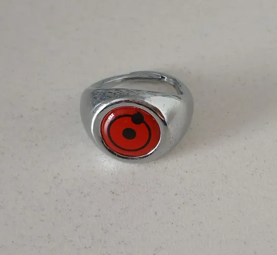 ANEL SHARINGAN NARUTO SHIPPUDEN AJUSTAVEL SEGUNDA FASE 2 DOIS