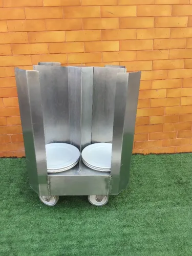 Porta Pratos inox industrial 304  