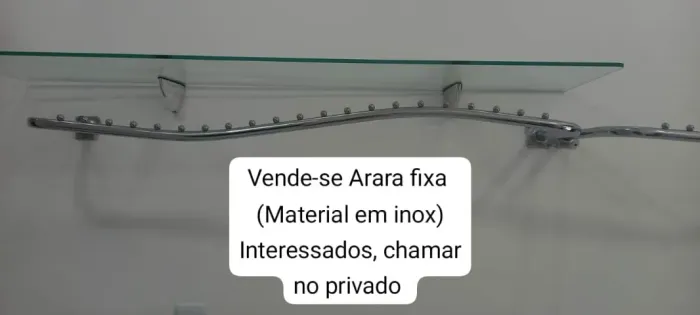 Arara fixa de inox