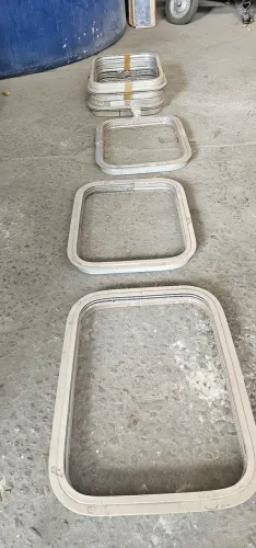 Moldura de alumínio para janela de ônibus 