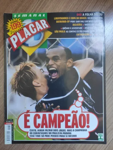 Revista semanal placar numero 1180 de 22 de maio de 2001