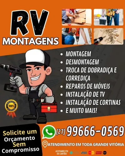 Montador de Móveis Rápido e Confiável - Cariacica e Região