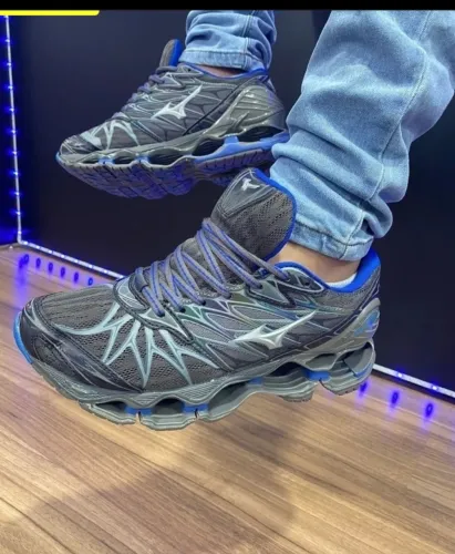 ? Promoção ? Mizuno pro 7 grafite azul camaleão