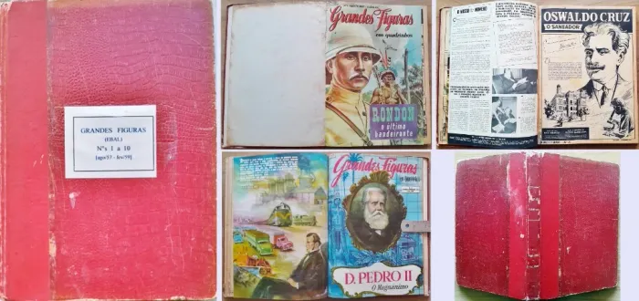 Grandes Figuras - Encadernado* Edições 1 a 10 (Ebal) [ago/57-fev/59].