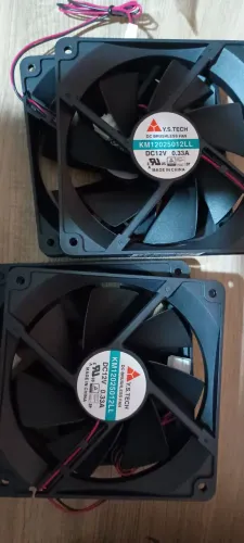 Ventuinhas axiais Baixo ruido