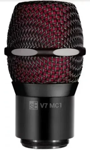 Cápsula Se Electronics V7 Para Microfone Sem Fio Shure Mc1 Cor Preto