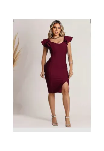 Vestido midi elegante e versátil.