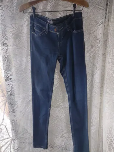 Calça Jeans Skinny Azul