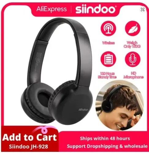 Headphones Bluetooth Siindoo JH 928 Headphone Sem Fio