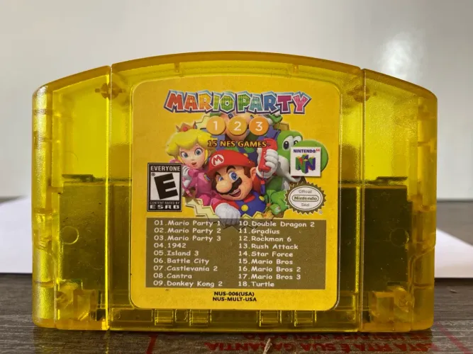 Mario Party 1 2 3 + 15 jogos NES / Para Nintendo 64
