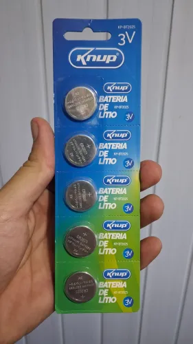Baterias de lítio CR2025 Knup - 1 unidades