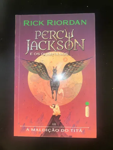 Percy Jackson e as olimpíadas - A Maldição do Titã - literatura infantojuvenil 