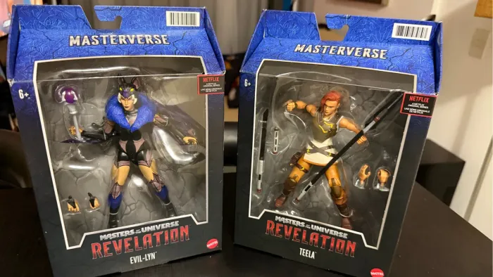 Personagens Teela e Evil-Lyn do Masters of the Universe (He-Man)