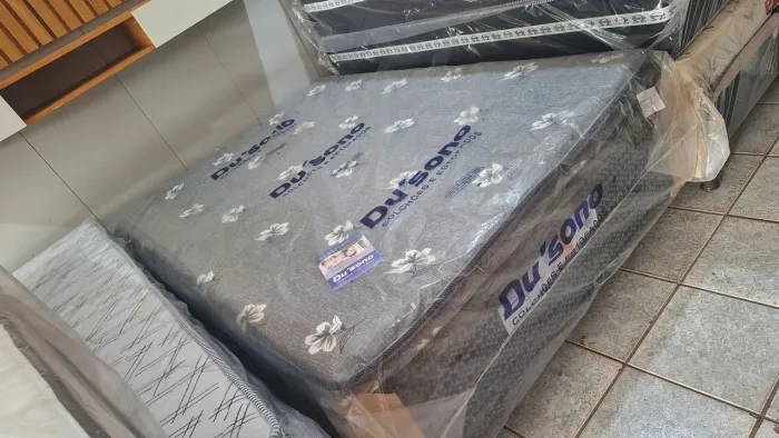 Cama box casal espuma