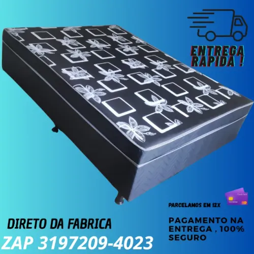 Cama Box Casal OrthoBox - Molas Ensacadas + Acabamento Premium