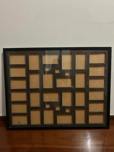 Painel para fotos em MDF E VIDRO