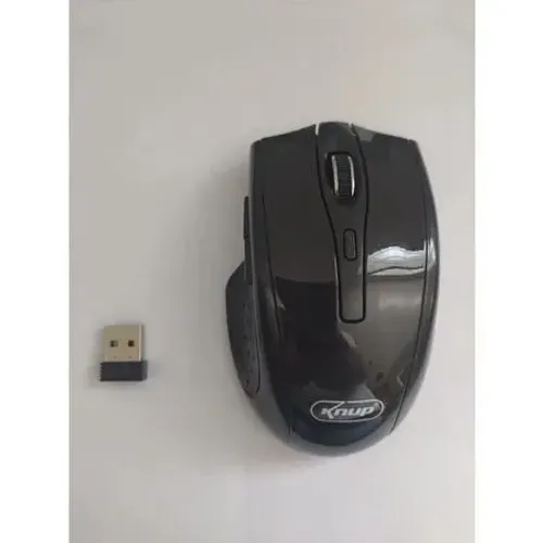 Mouse Sem Fio Knup 1600dpi (Preto) - Anápolis 