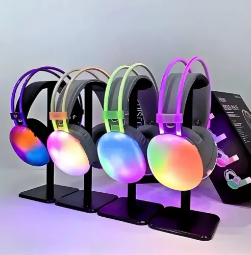 Headphone Wireless Com LED Gamer Novo Bluetooth