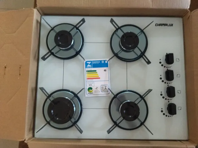 Cooktop 4 bocas chamalux novo