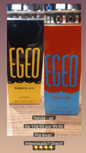 Perfumes Egeo Bomb Black e Spicy Vibe