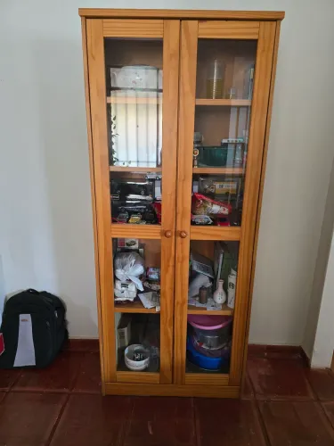 Cristaleira Timber da Tok&Stok