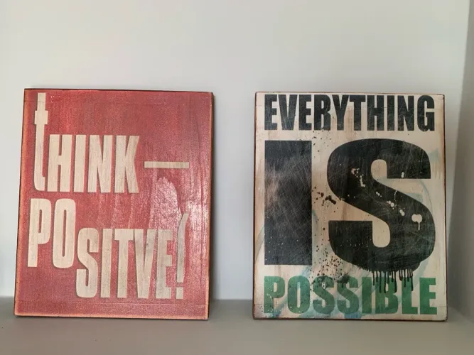 Quadros Decorativos com Frases Motivacionais