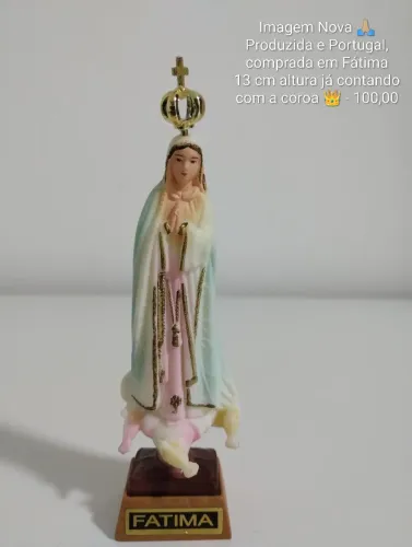 Imagem Nossa Senhora de Fátima - Produzida e comprada em Portugal ?