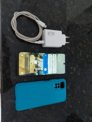 Redmi note 11S - 128G / 6G + Carregador original - capinha - película 3D